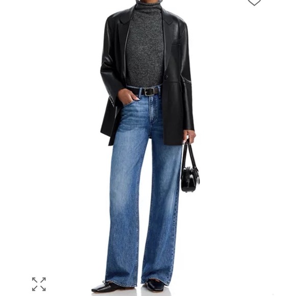 rag & bone Women's Lori Mid Rise Wide Leg Jeans Medium Wash Size 28 NEW $258 - Picture 12 of 12